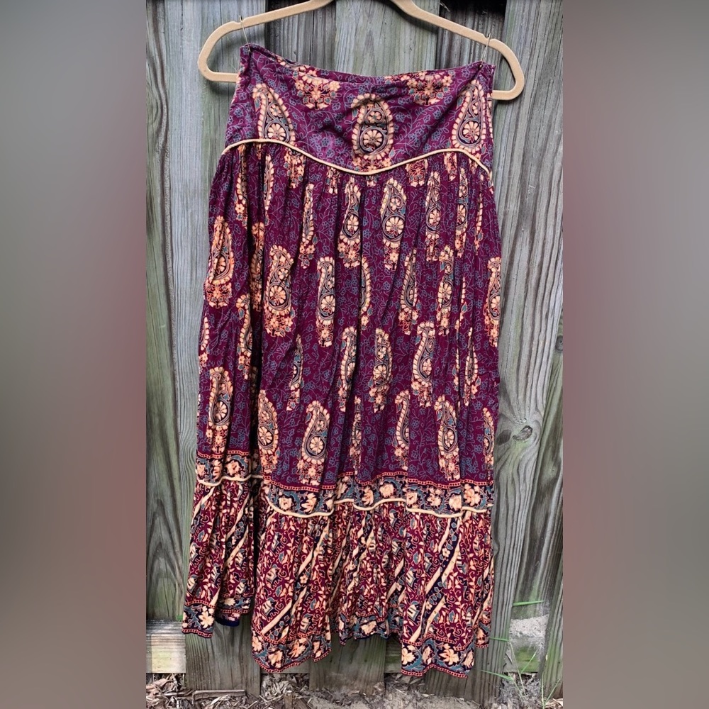 Boho Vintage Festival Skirt